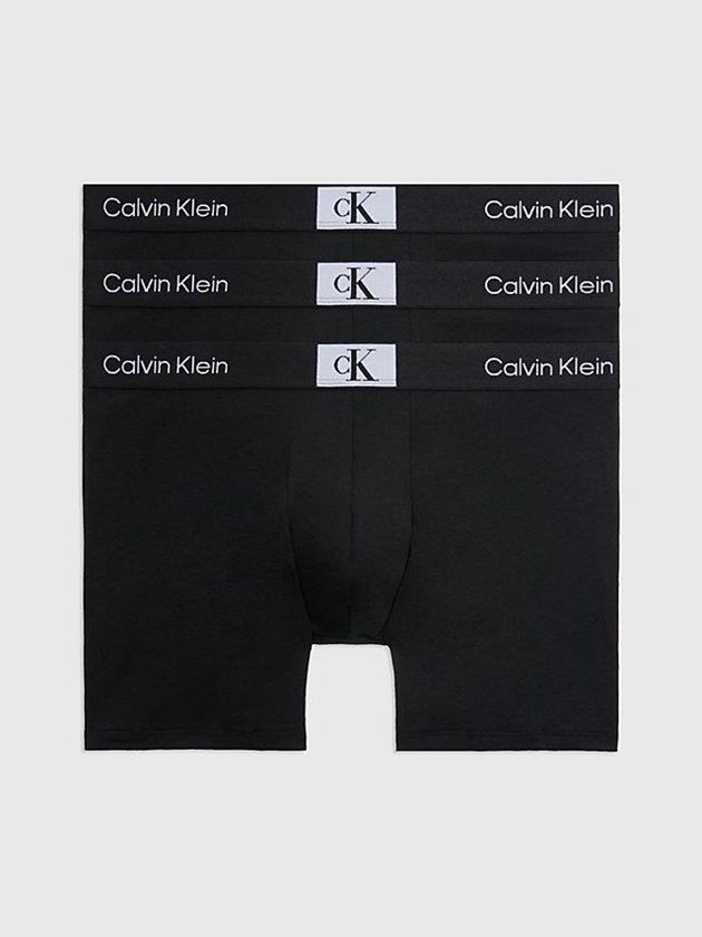 Calvin Klein USA 3 Pack Boxer - Ck96 Mens Briefs Black 1976420-PN